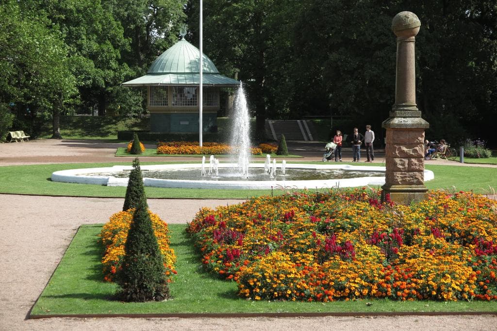 Ovanligt fin stadspark