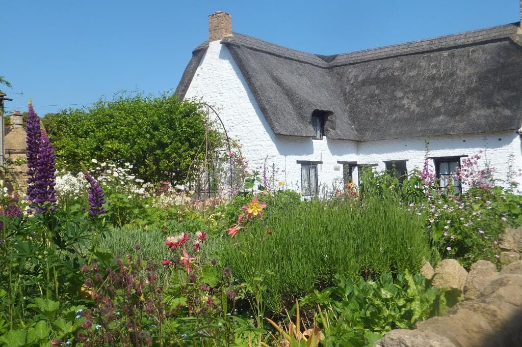 more beautiful views of the cottage from the garden