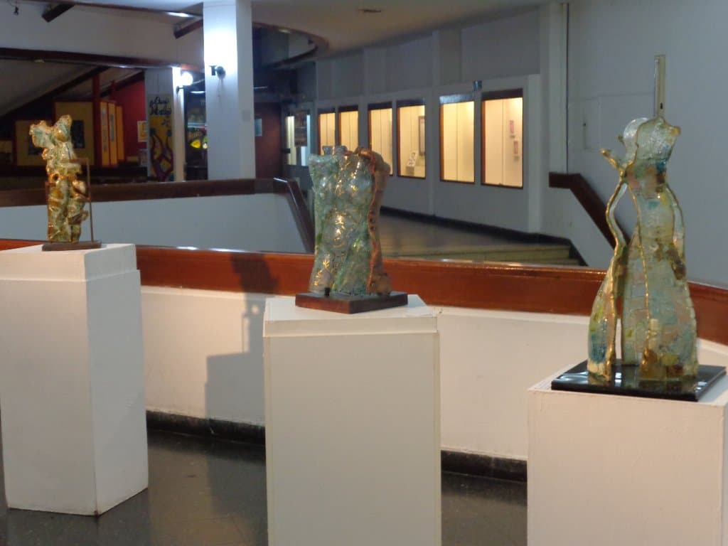 Exposición de esculturas en vidrio