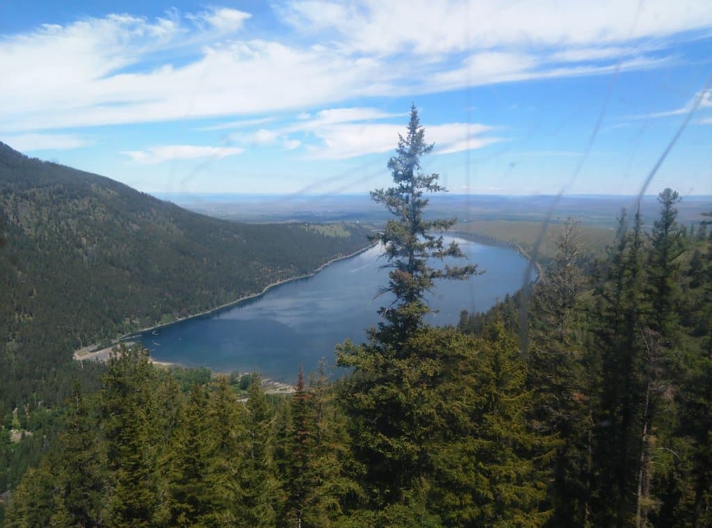 View of Wallowa Lake from the tram