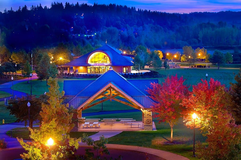 A delightful sight at night!