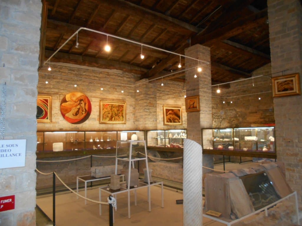 Collection de pièces de monnaie, d'amphores...