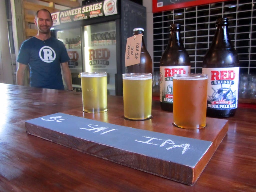 Beer tasting with the owner