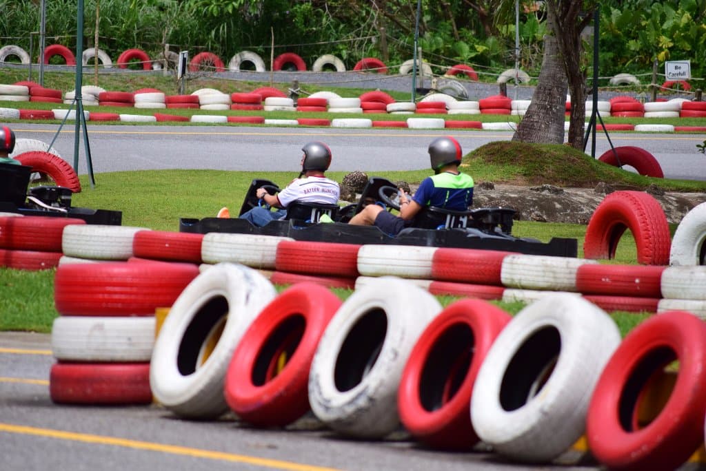 Going round the track