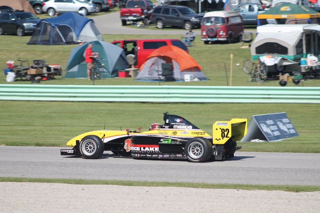 Camping & viewing near the track