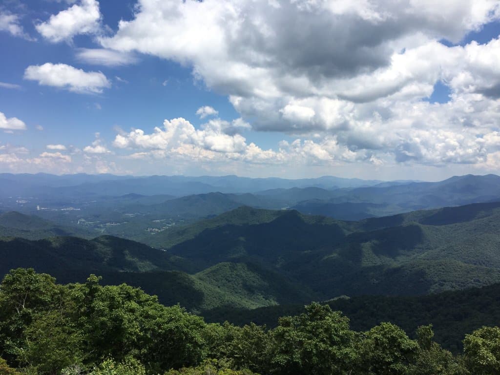Wayah Bald Lookout Tower Nantahala National Forest North Carolina