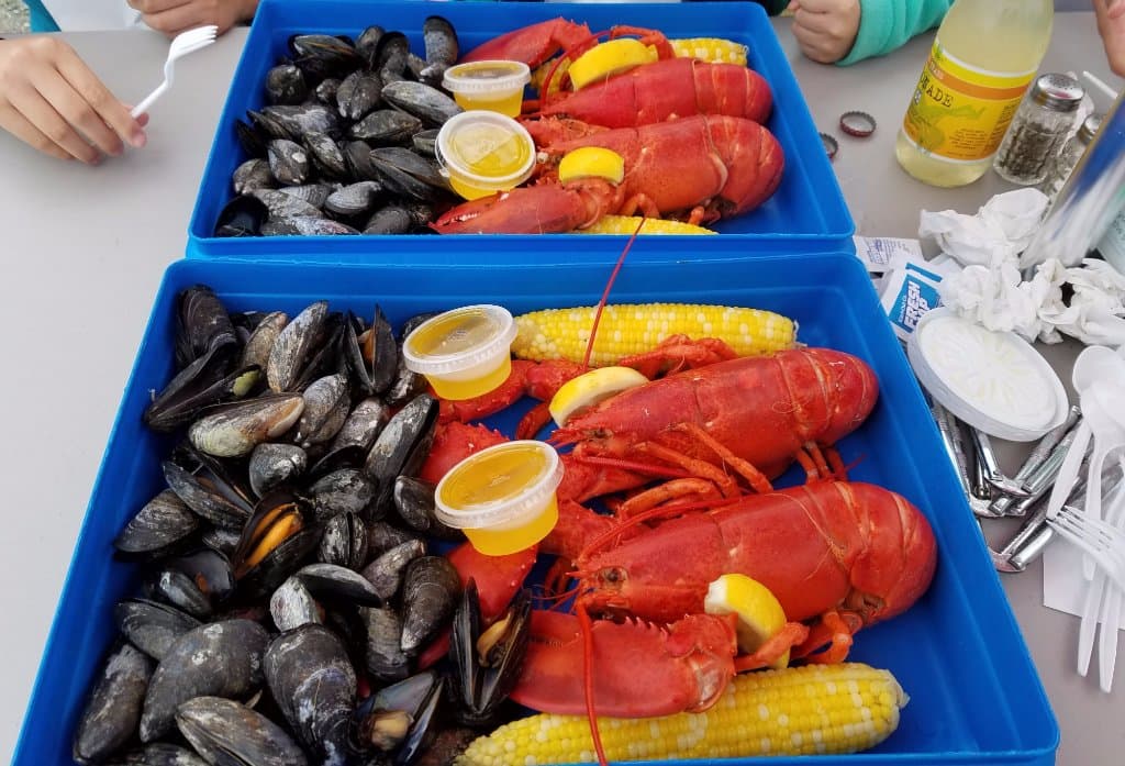 the two lobster dinner