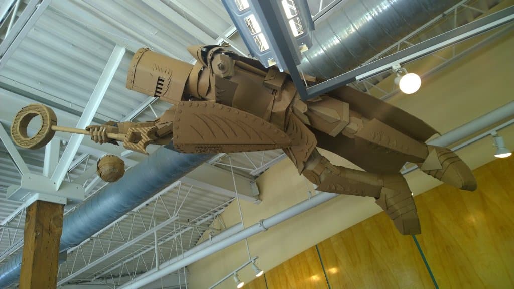 cardboard sculpture