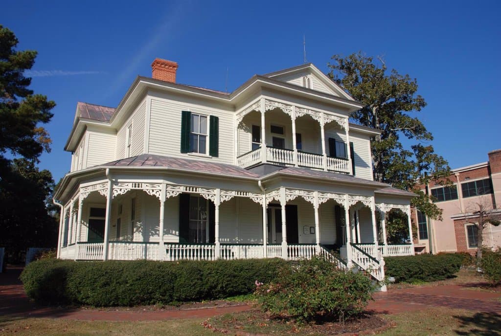 The 1897 Poe House, not the home of the writer, but the home of a local Fayetteville family.