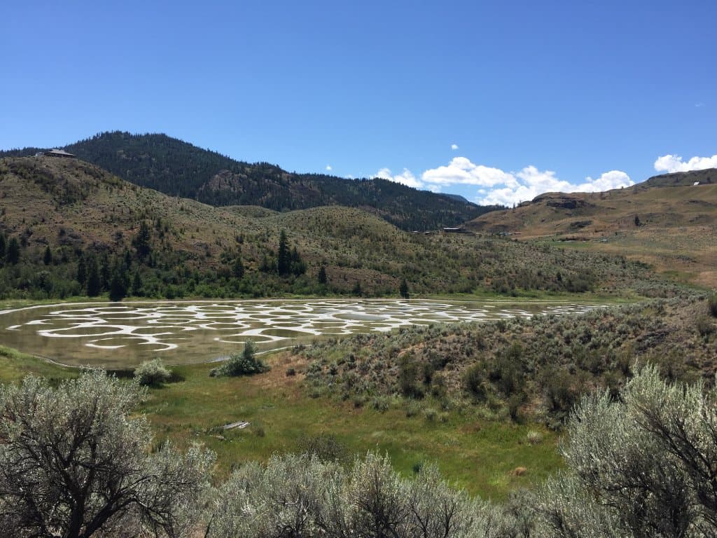Spotted Lake near Osoyoos, BC
