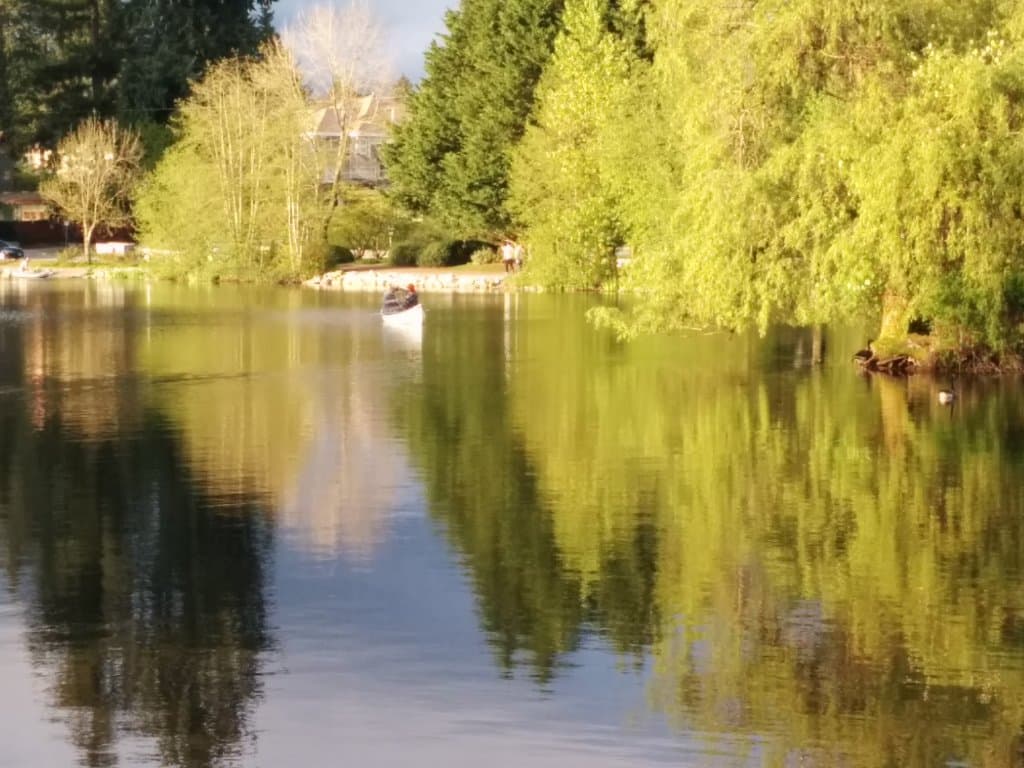 Como Lake from the west side