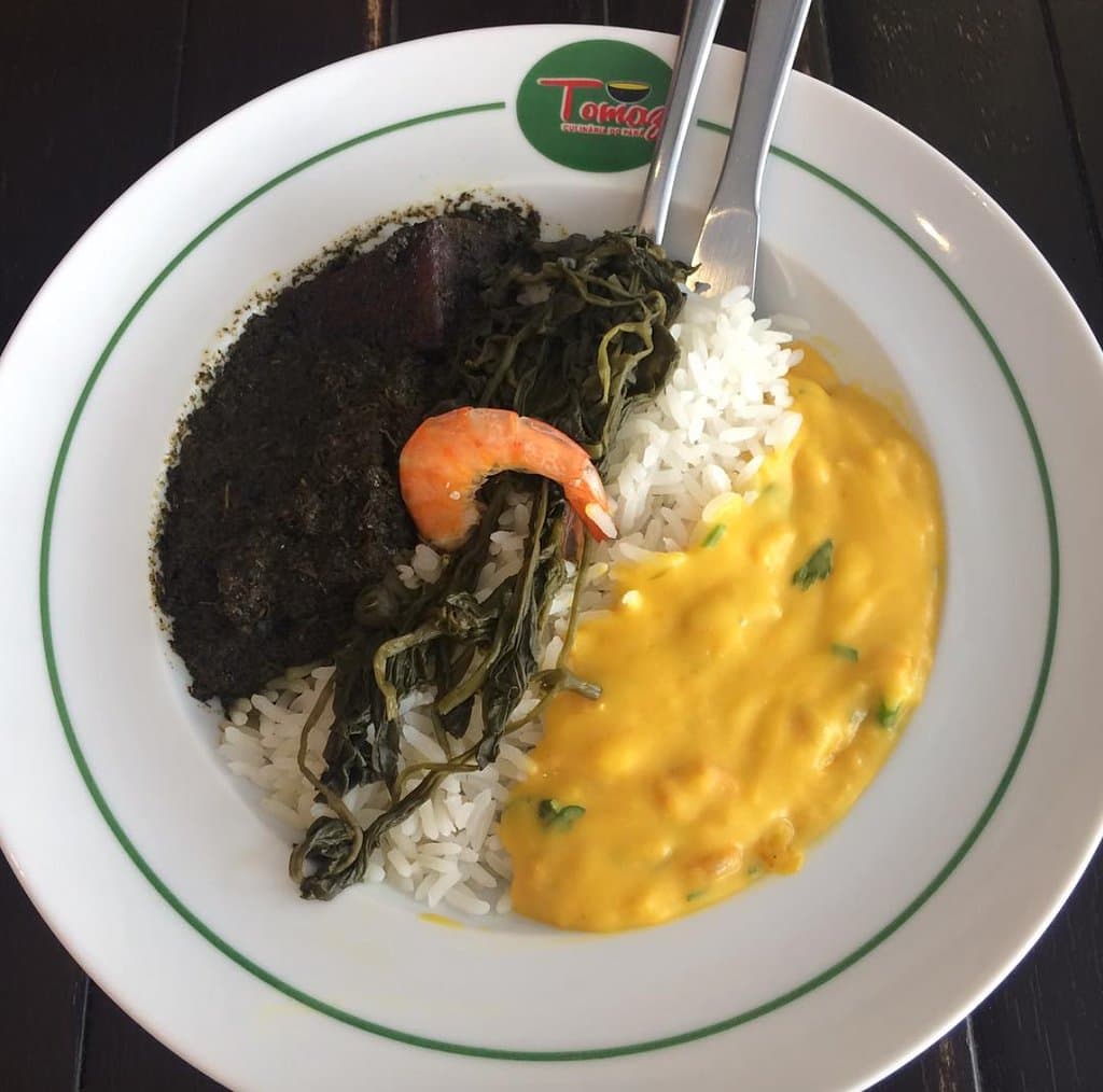 Vataçoba - metade vatapá e metade maniçoba