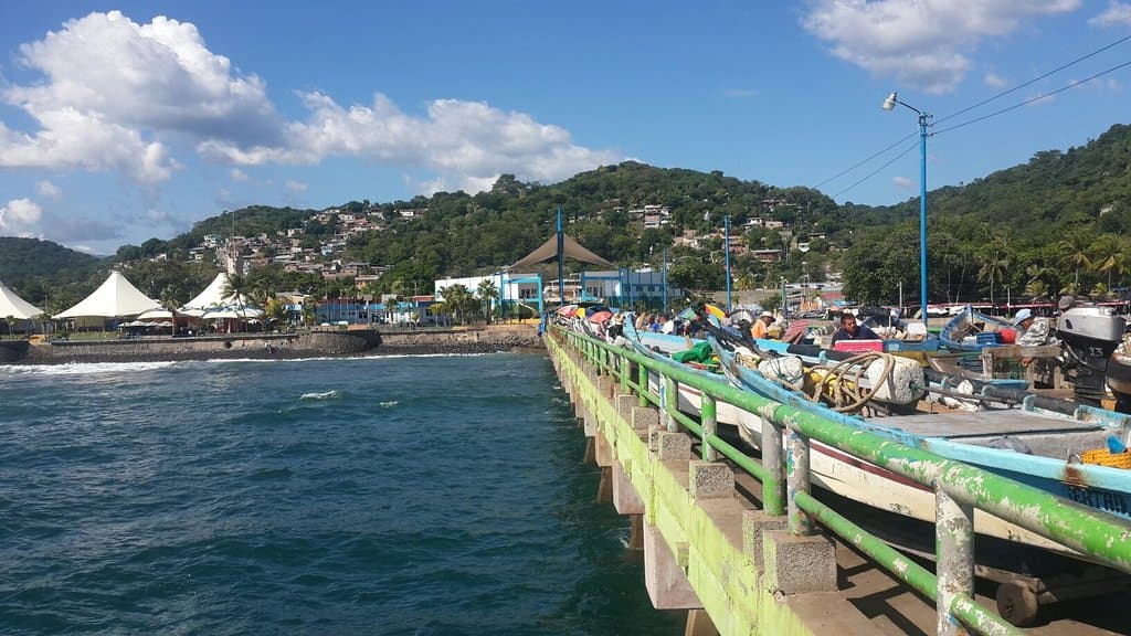 Puerto de La Libertad Pier and Malecón El Salvador