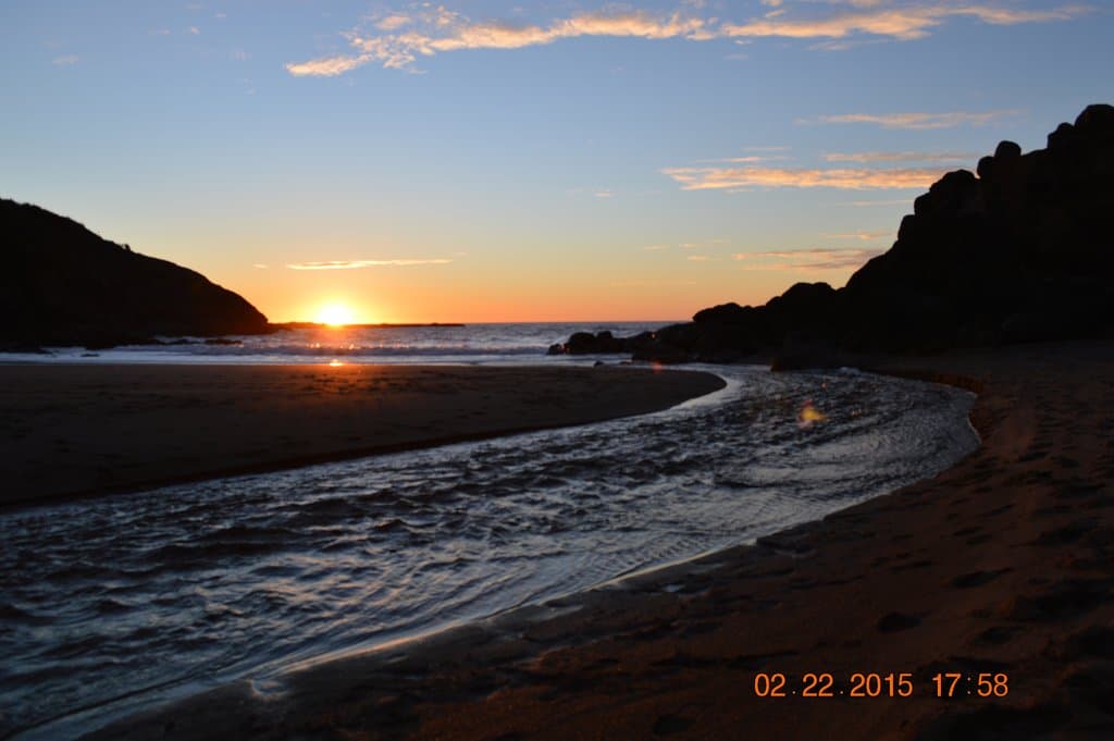 February sunset 2015