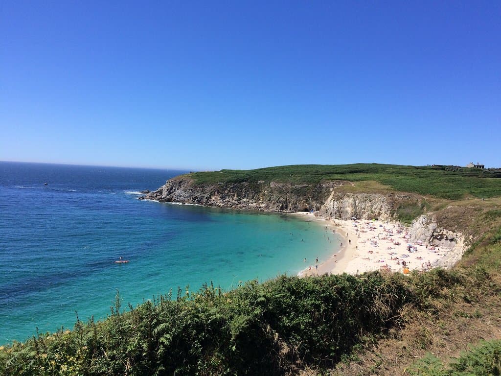 Plage de la pointe de Corsen, magnifique !