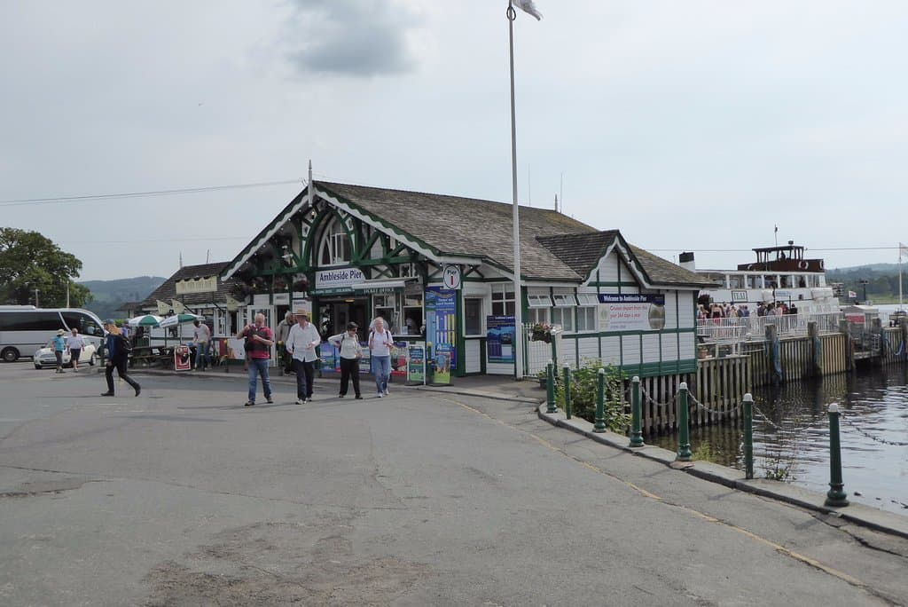 Visitor Centre and cruise office at Ambleside end.