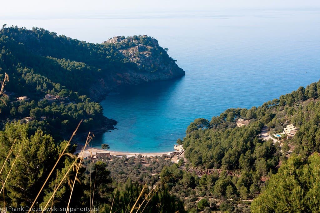 Bucht in der Anfahrt