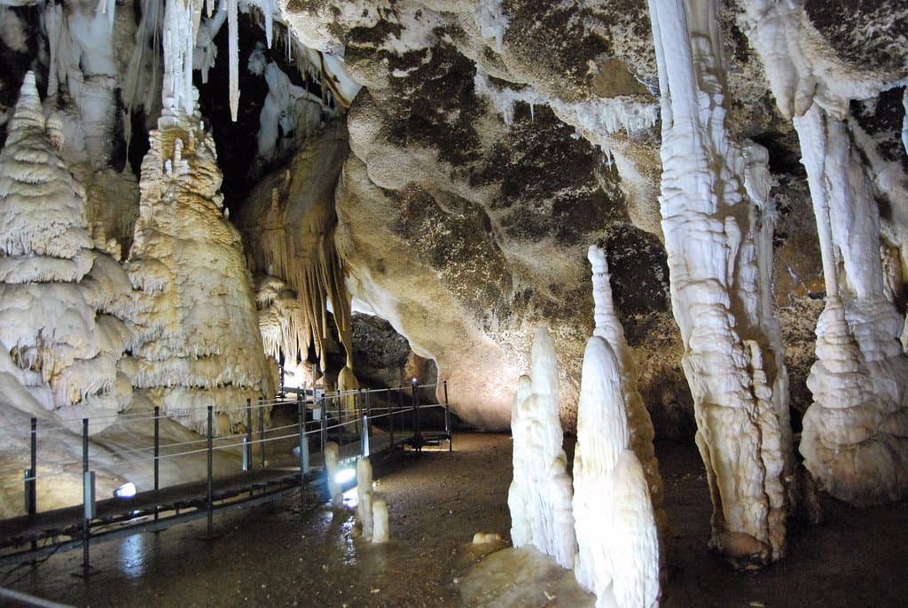 visione di insieme all'interno della grotta