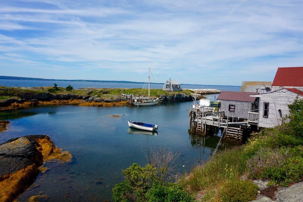 Interesting fish village outside Lunenburg