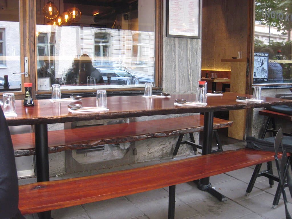 Pleasant al fresco dining