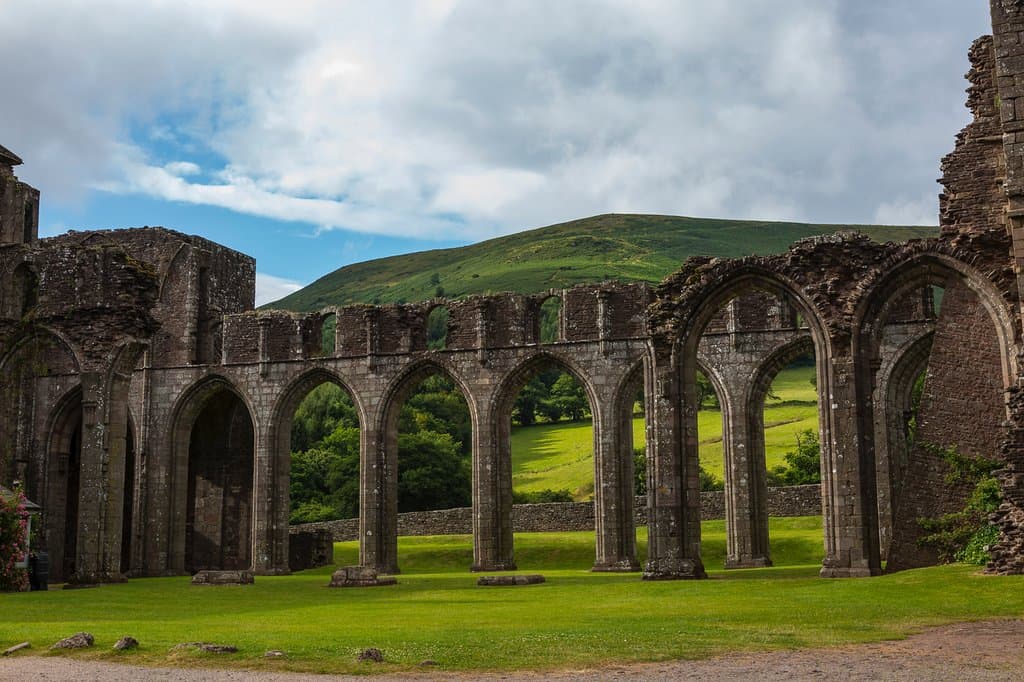 Hatterall Hill - backdrop for Llanthony Priory