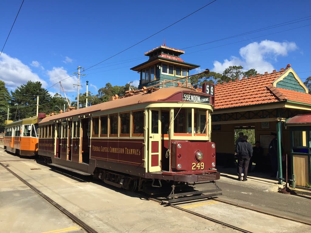 Alcuni tram del museo