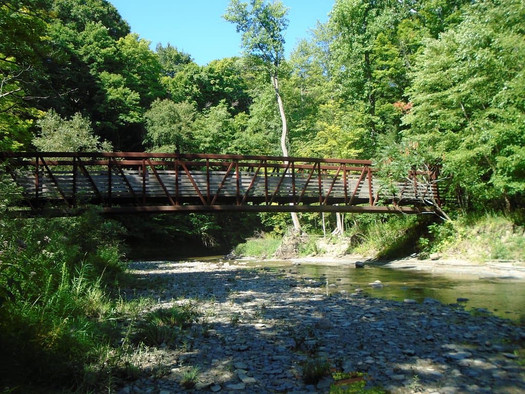 bridge over Walnut Creek