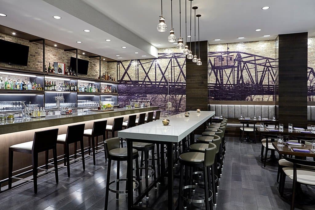 Restaurant Bar in Cedar + Stone, Urban Table