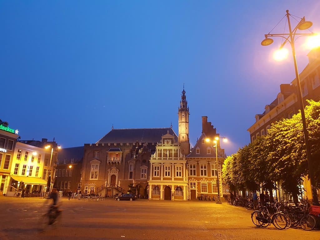 Evening view to Town-Hall