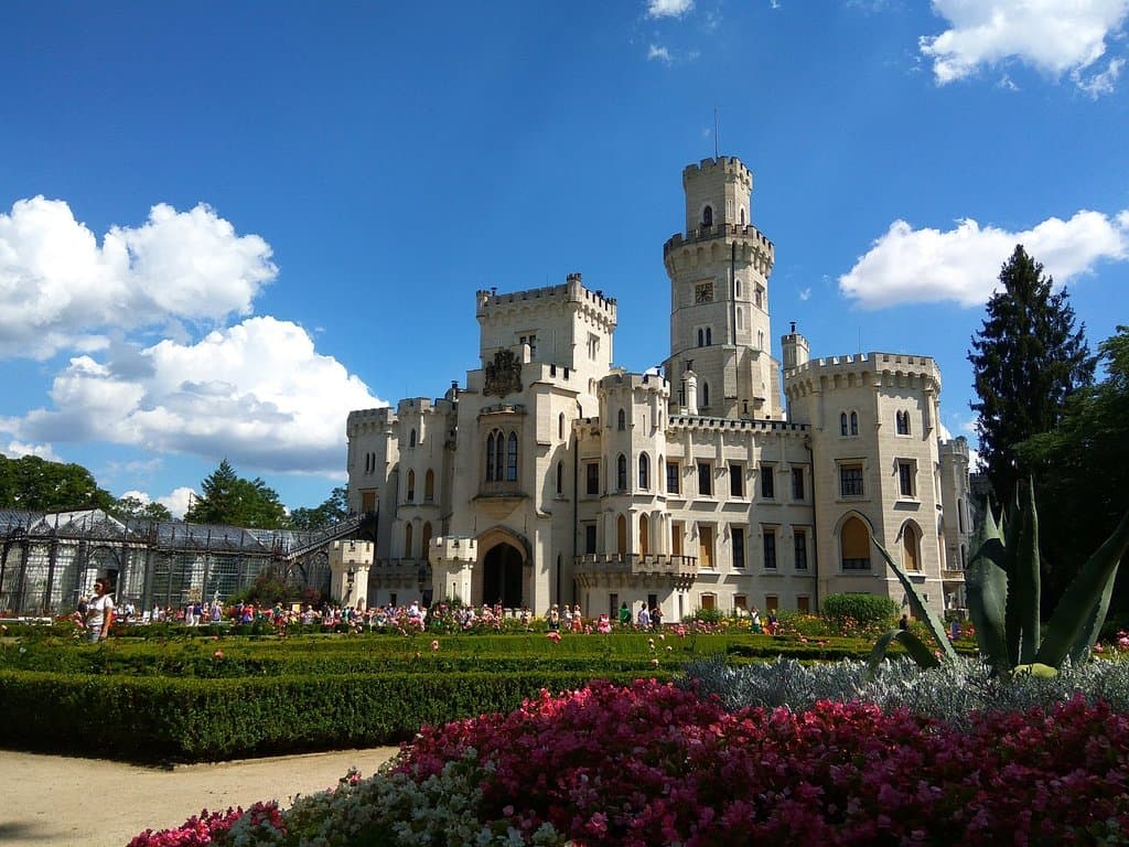Hluboka Castle - outside