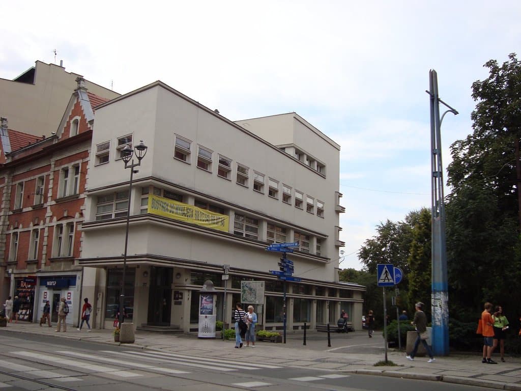 widok od ulicy Zwycięstwa