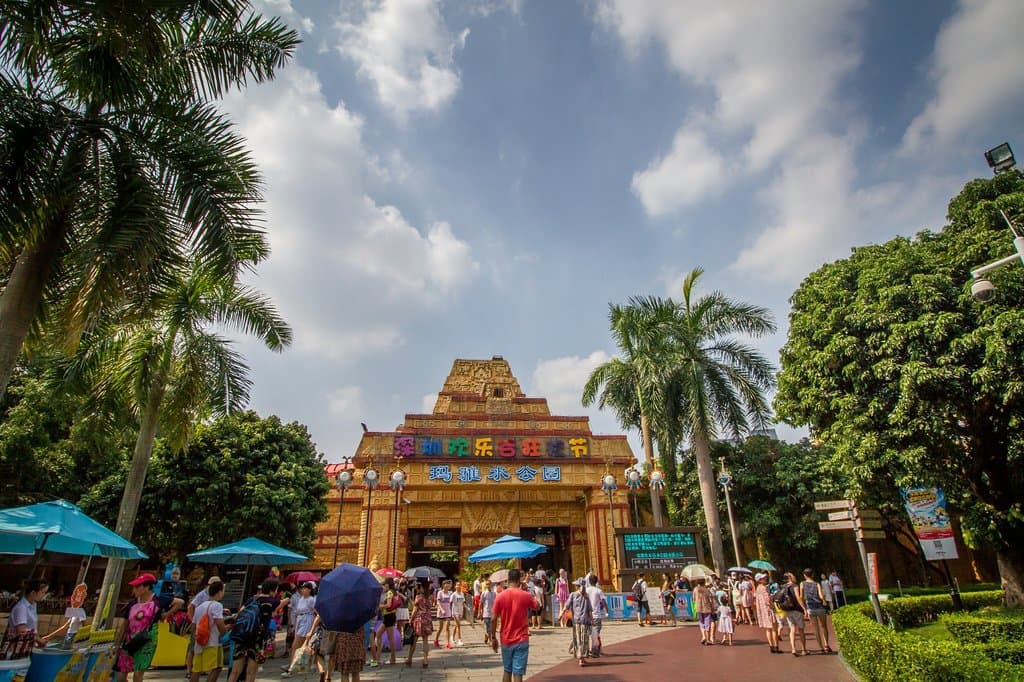 Entrance to Playa Maya Water Park