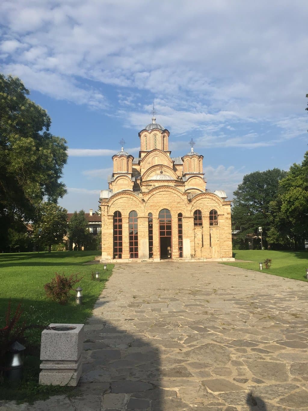 Front of monastery