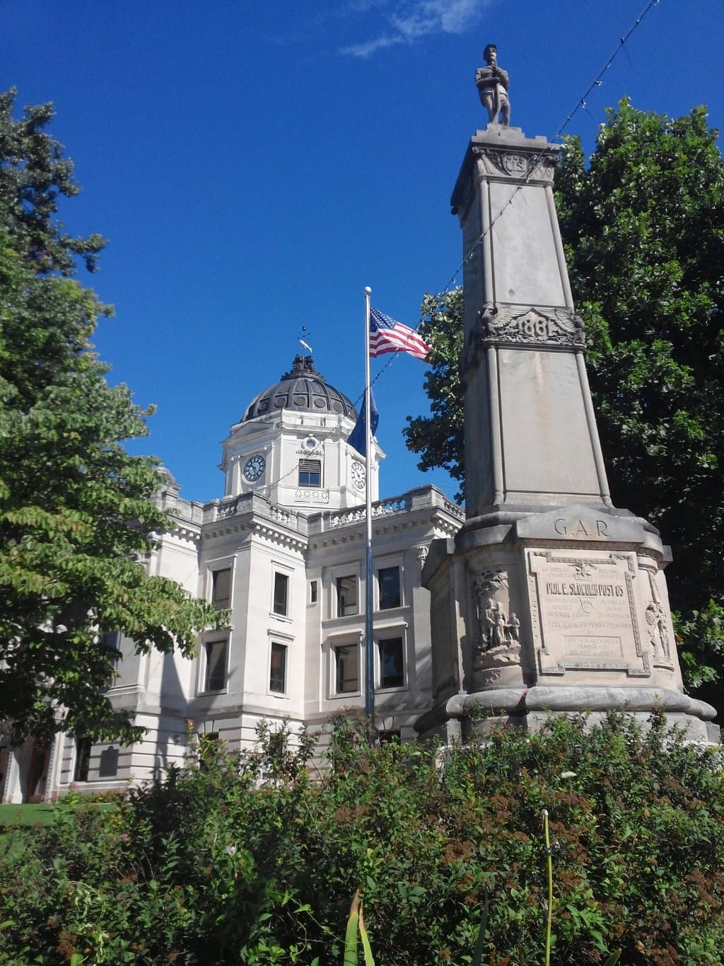 Courthouse and I believe the Civil War Memorial