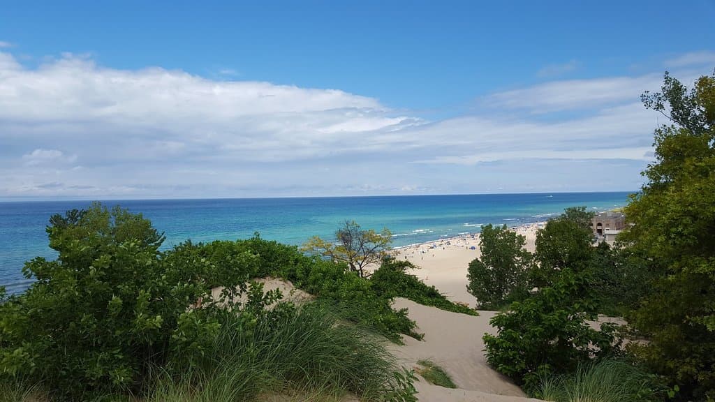 Indiana Dunes Hike. What a view.