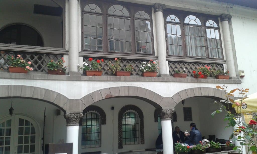 The museum front 