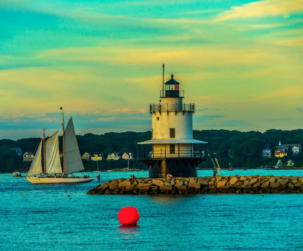 Take tours of Casco Bay on that ship.