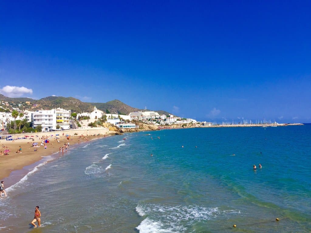 Platja de Sant Sebastià Sitges