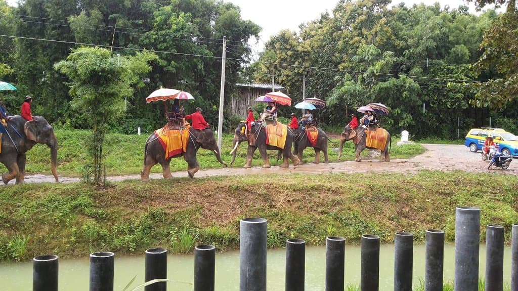 Elephant Shrine Hat Yai Park