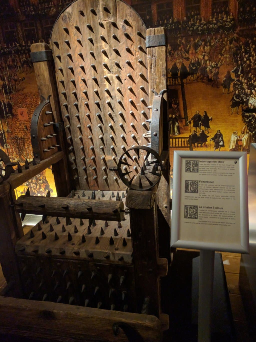 Not a very comfortable chair, if you ask me.