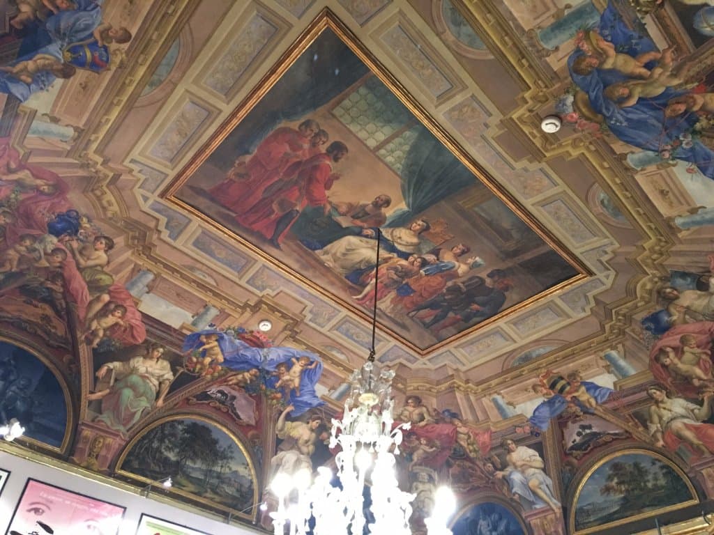 Sala delle Muse-Affrescata nel 1856 da Mariano Piervittori su incarico del conte Ubaldo Baldesch