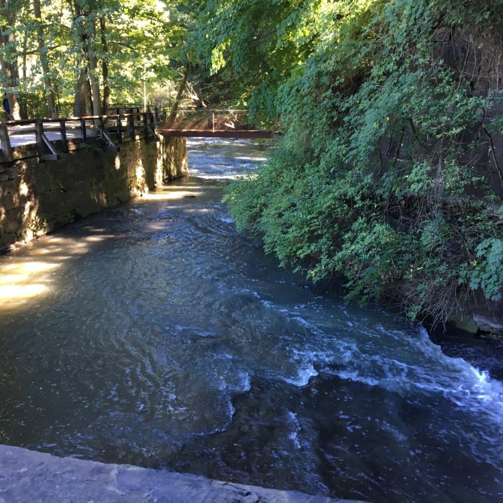 Corbett's Glen Nature Park - stream at entrance