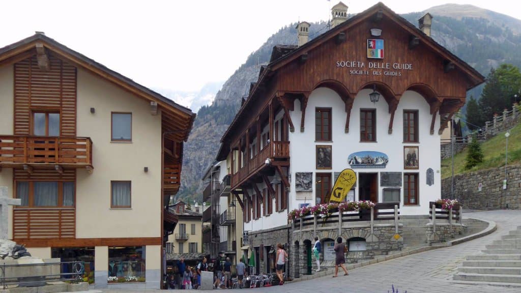 Il museo è nella sede dalla Società delle Guide Alpine