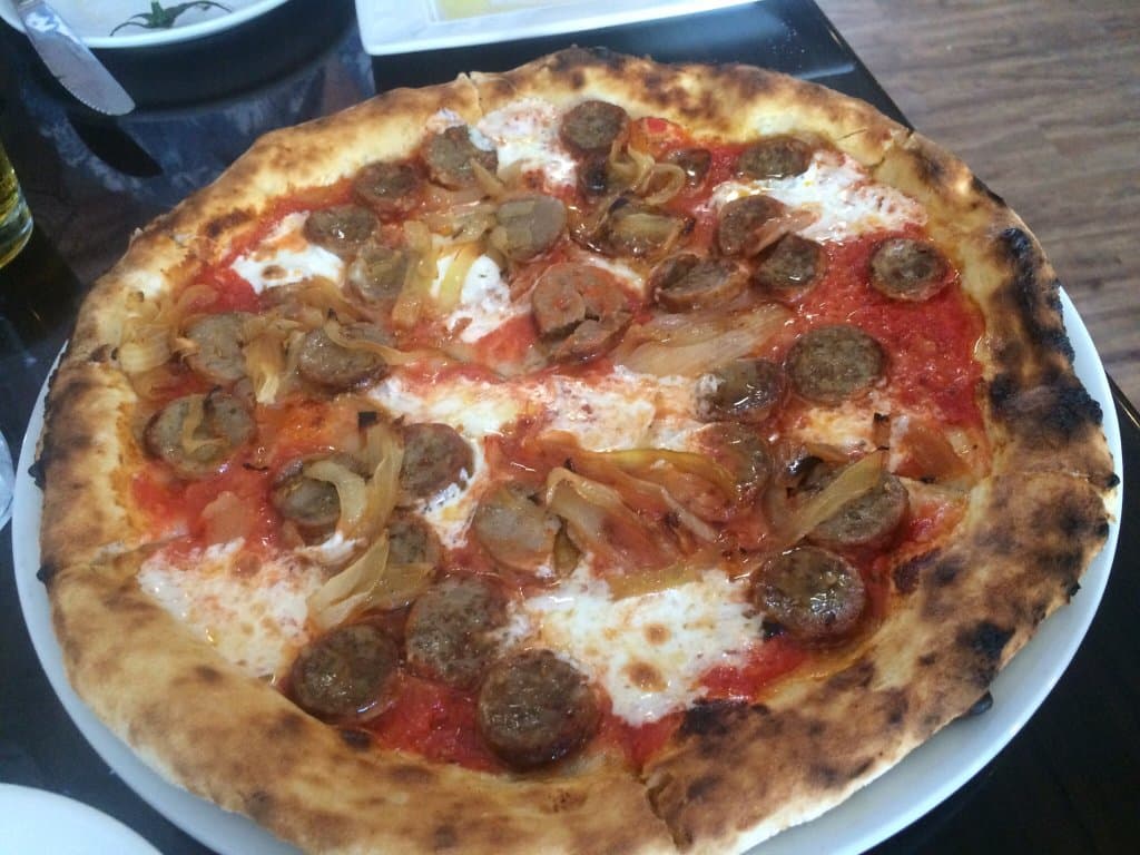 Fresh made mozzarella and tomatoes that tasted like tomatoes