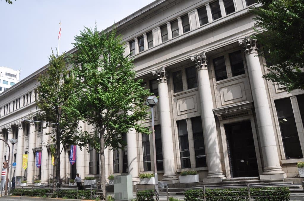 日本郵船　歴史博物館／１階が歴史博物館になっています