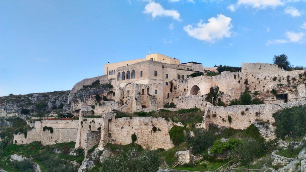 Abbazia di pulsano veduta