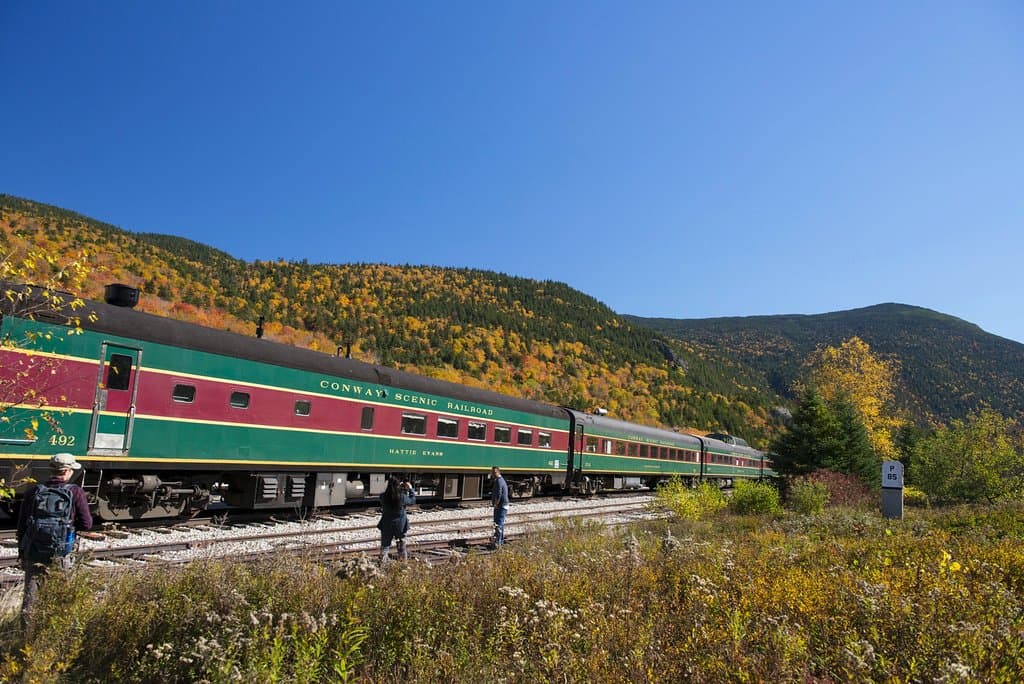 At the stop in Crawford Notch