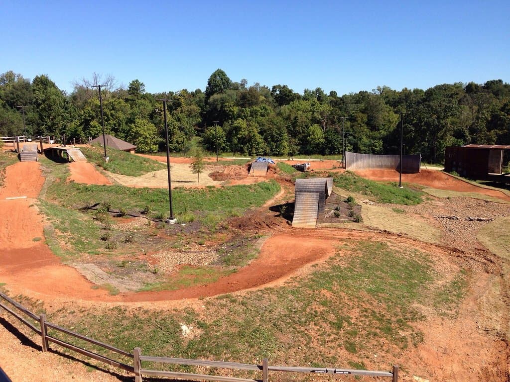 Overview of the park and natural playground