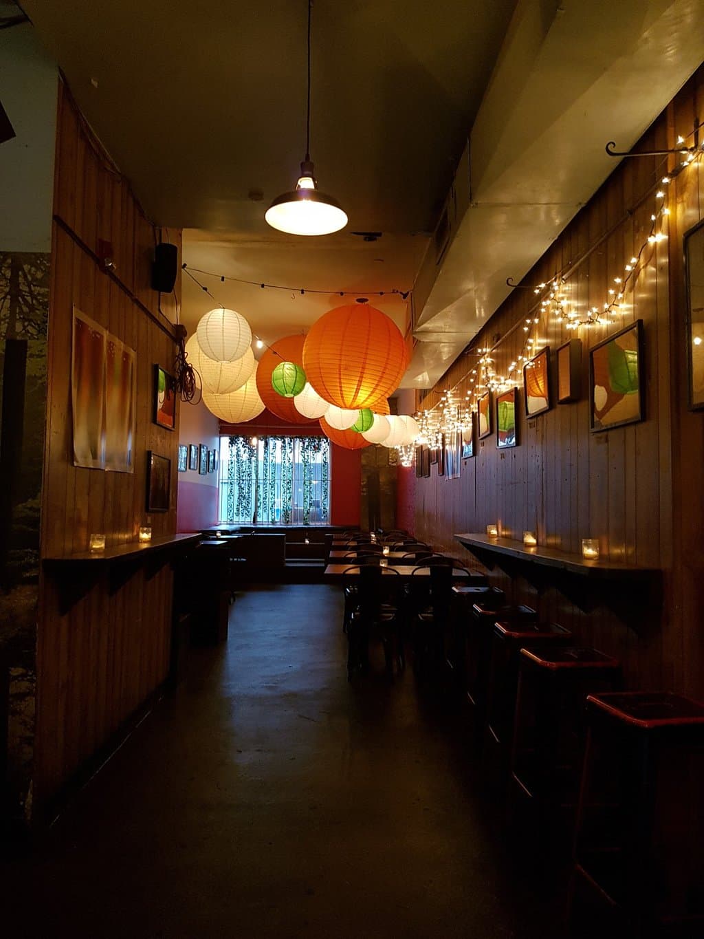 The main bar area