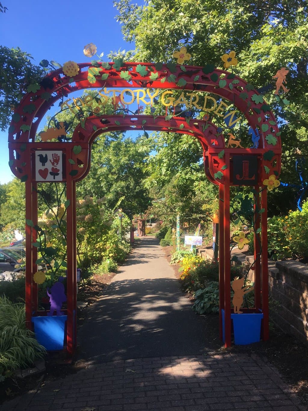 The Story Garden east entrance